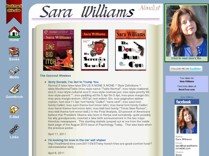 www.sarawilliamsnovelist.com