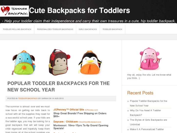 www.toddlerbackpack.net