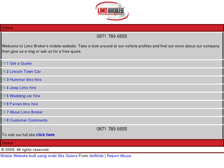 www.limo-hire.mobi