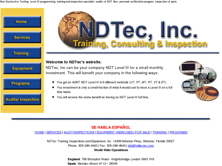 www.ndttraininginspectionsequipment.com