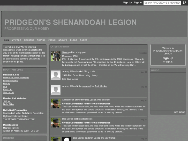 www.pridgeonslegion.com