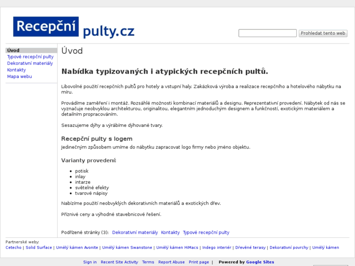 www.recepcni-pulty.cz