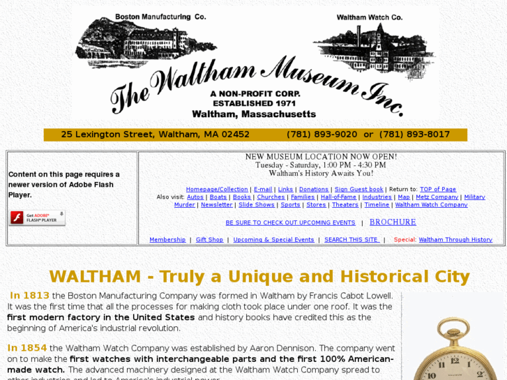 www.walthammuseum.com