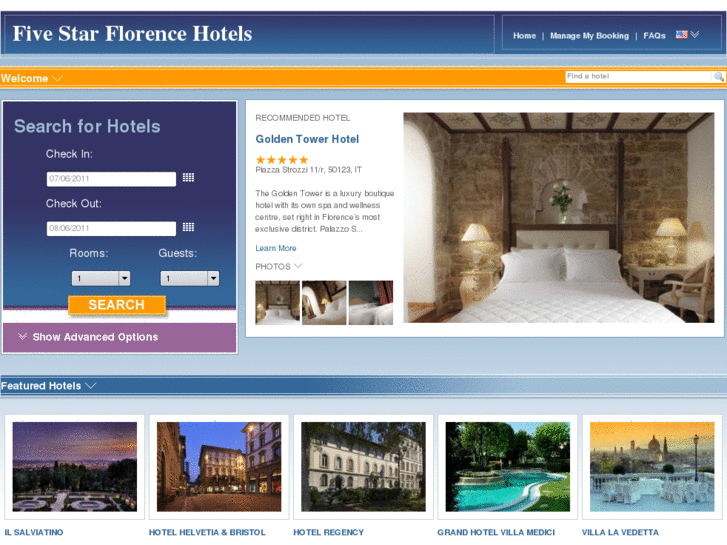 www.fivestarflorencehotels.com