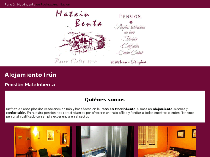 www.pensionmatxinbenta.com