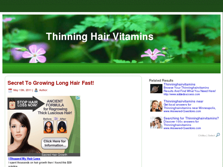 www.thinninghairvitamins.com