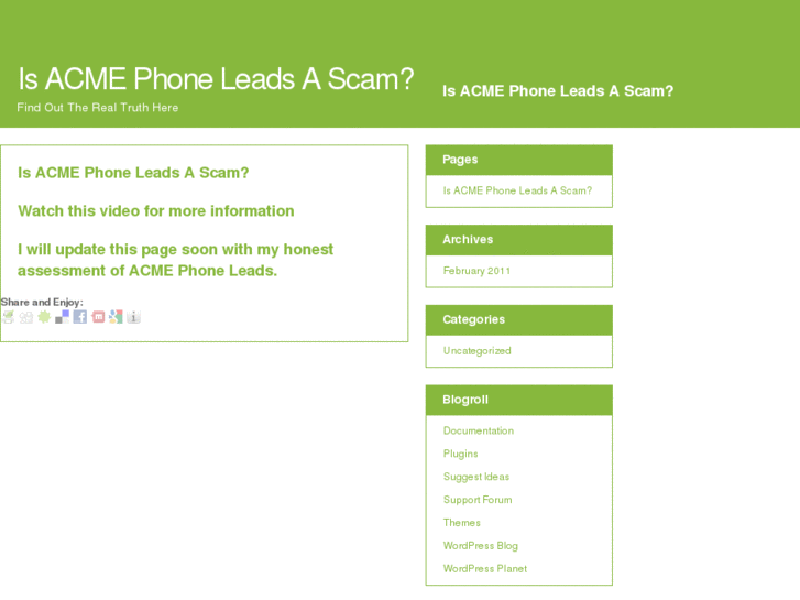 www.acmephoneleadsscam.com