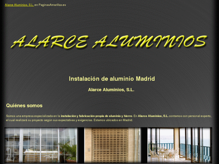 www.alarcealuminios.es