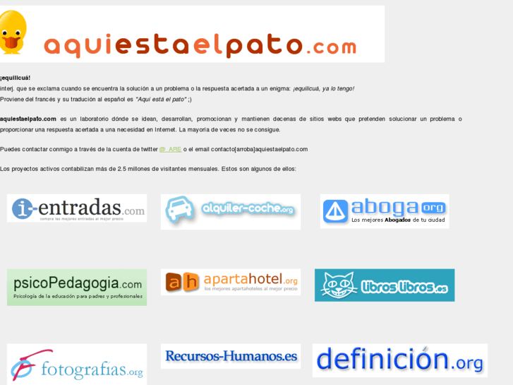 www.aquiestaelpato.com