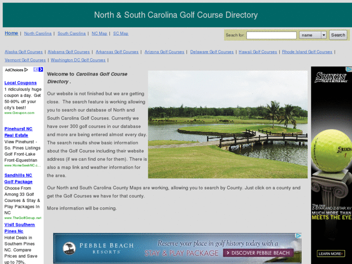 www.carolinasgolfcourses.com