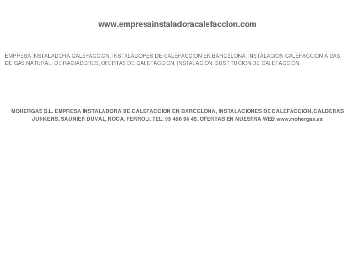 www.empresainstaladoracalefaccion.com