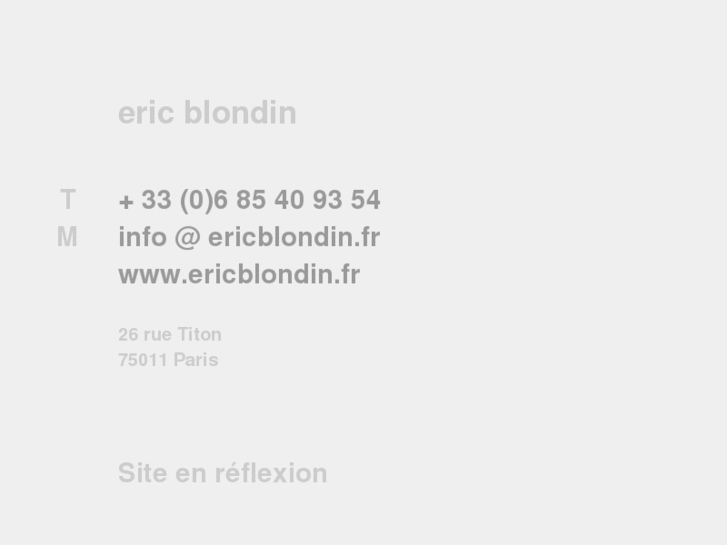 www.ericblondin.eu