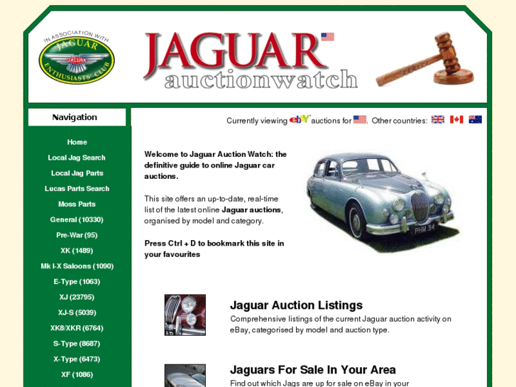 www.jaguarauctionwatch.com