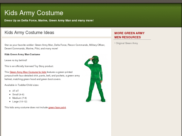 www.kidsarmycostume.com