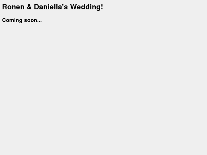 www.ronenanddaniella.com