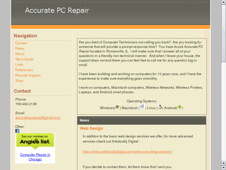 www.accuratepcrepair.net
