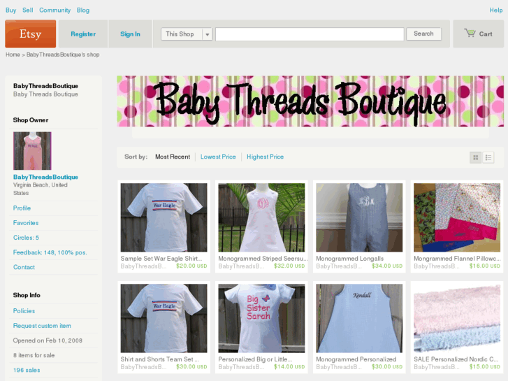 www.babythreadsboutique.com