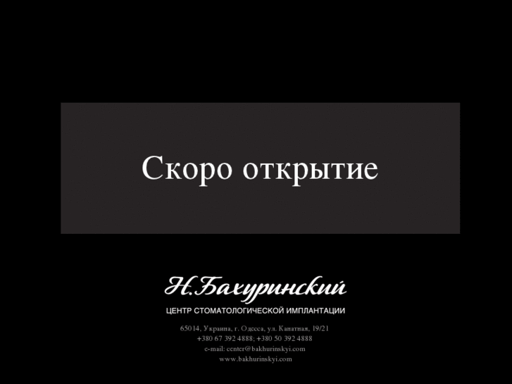 www.bakhurinskyi.com