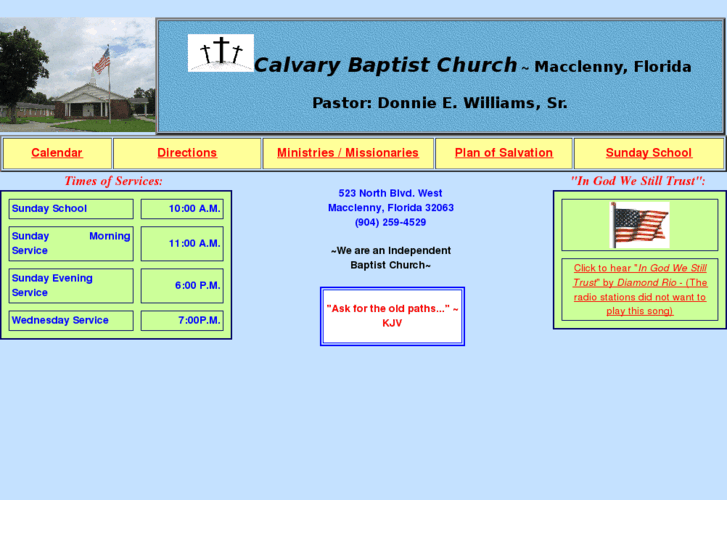 www.calvarybaptistmacclenny.com