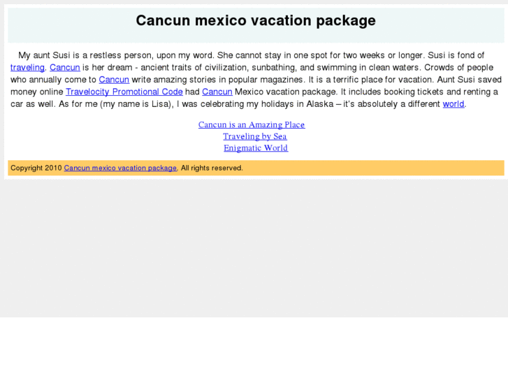 www.cancun-mexico-vacation-package.com