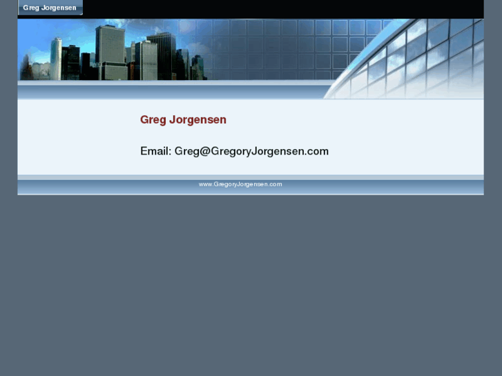 www.gregoryjorgensen.com