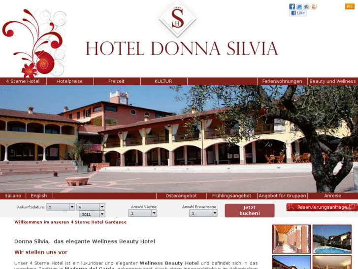 www.hoteldonnasilvia.eu