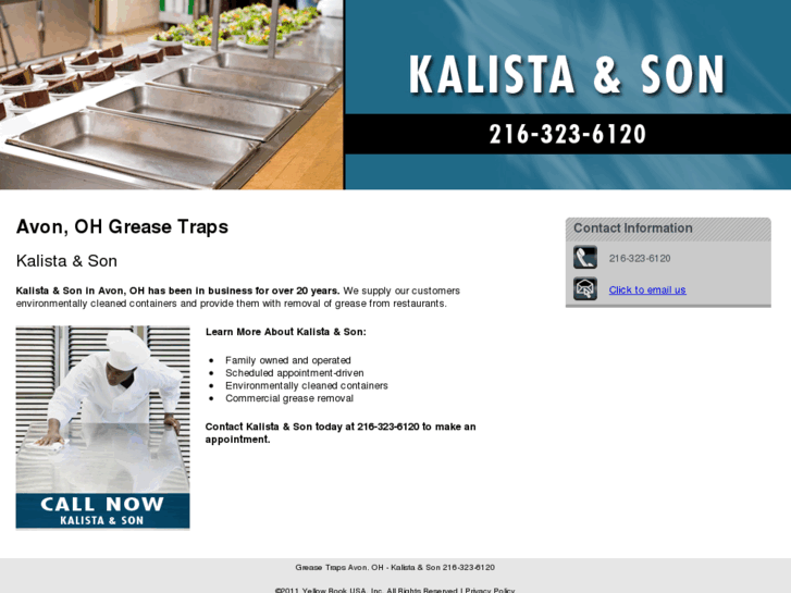 www.kalistarestaurantgreaseremoval.com