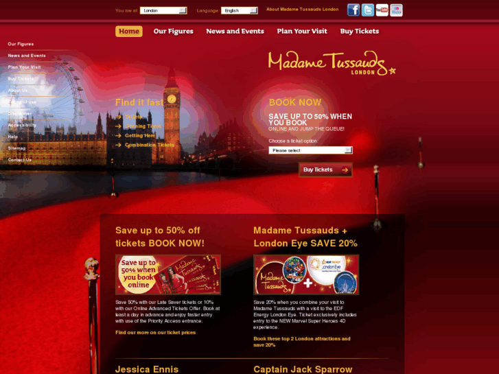 www.madame-tussauds.co.uk