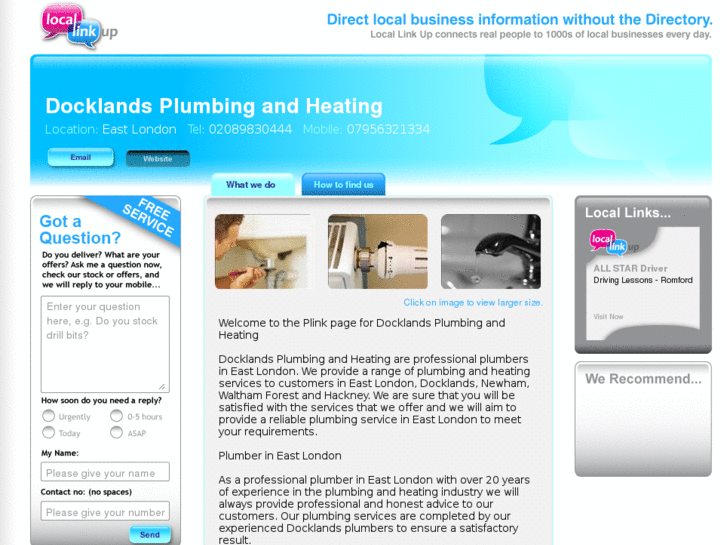 www.plumberineastlondon.net