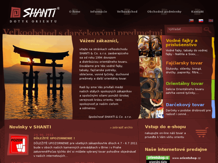 www.shanti.sk