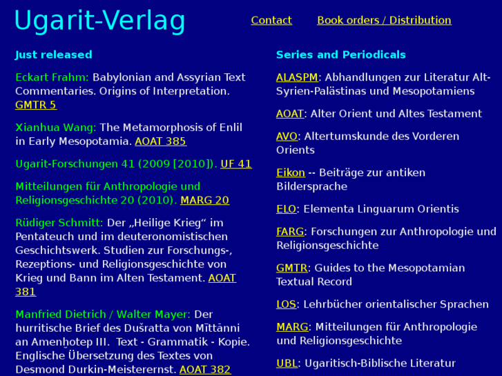 www.ugarit-verlag.de