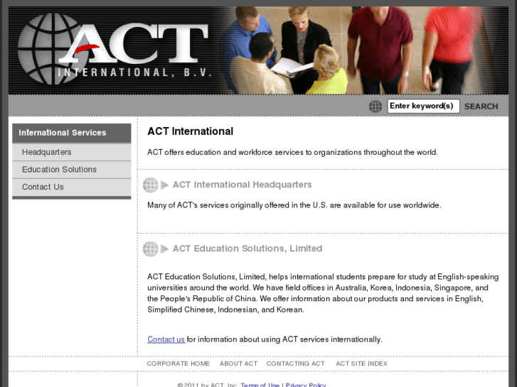 www.actinternationalservices.com