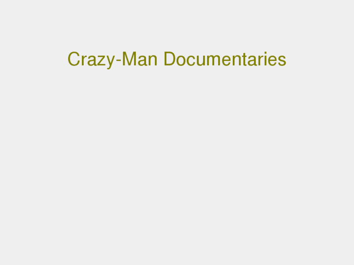 www.crazy-man.org