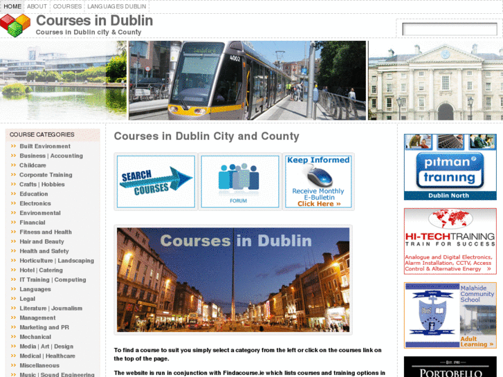 www.dublincourses.ie