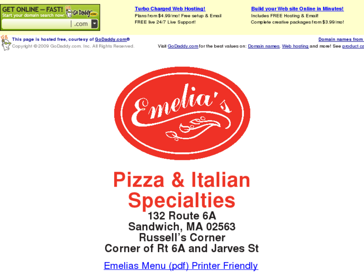 www.emeliaspizzacapecod.com