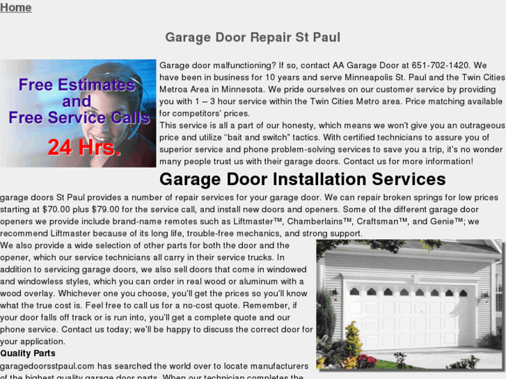 www.garagedoorsstpaul.com