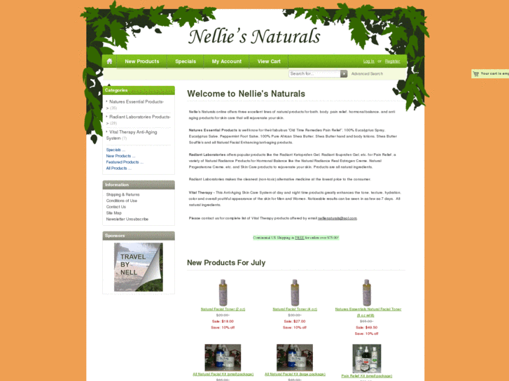 www.nelliesnaturals.com