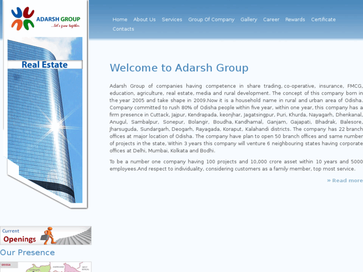 www.adarshgroup.net
