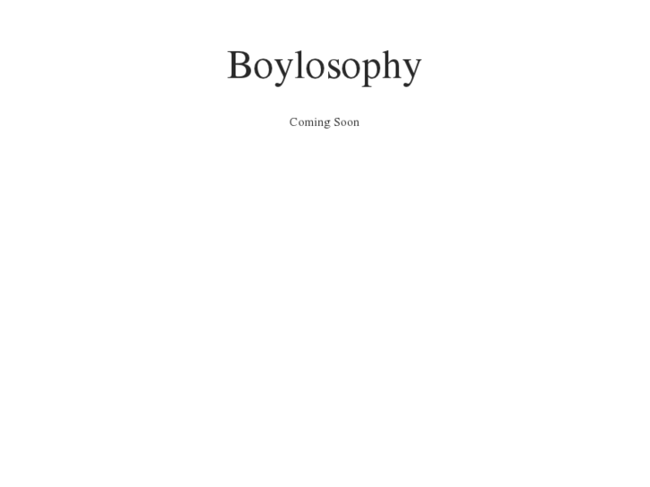 www.boylosophy.com