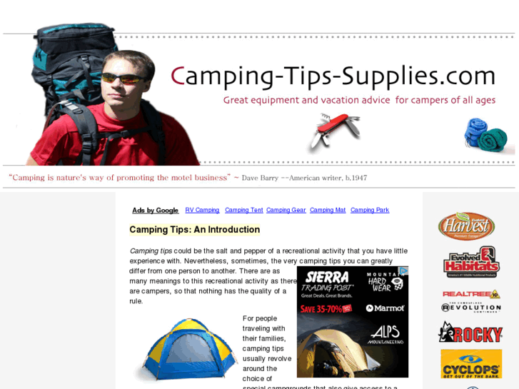 www.camping-tips-supplies.com