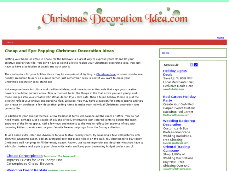 www.christmasdecorationidea.com