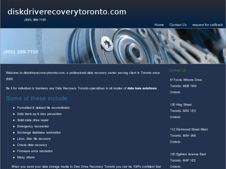 www.diskdriverecoverytoronto.com