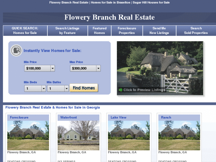 www.flowerybranch-realestate.com