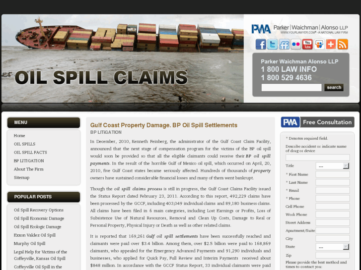 www.oilspillclaims.com