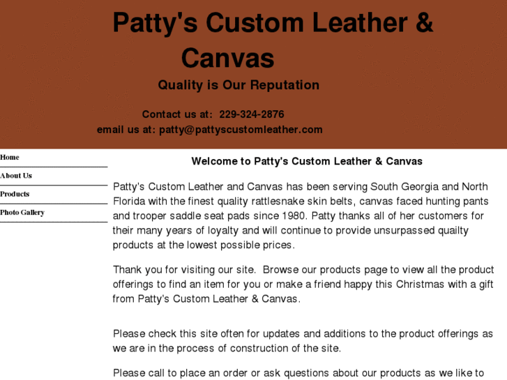 www.pattyscustomleather.com