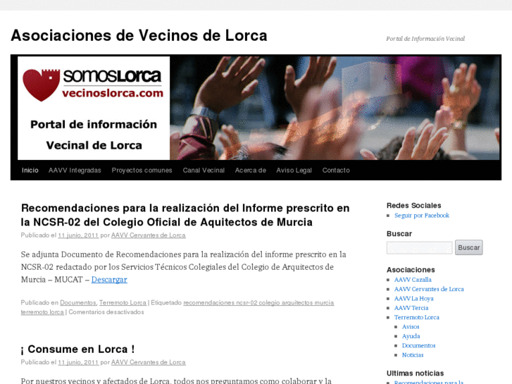 www.vecinoslorca.com