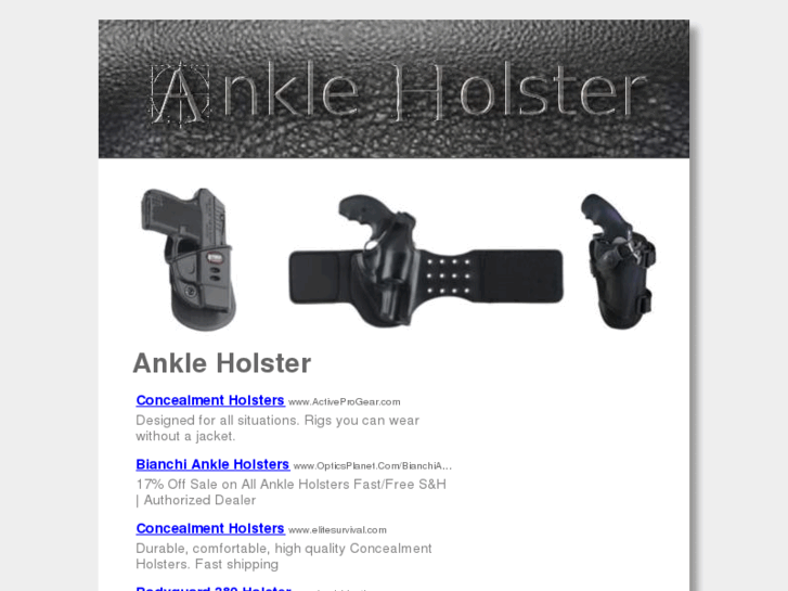 www.ankleholster.org