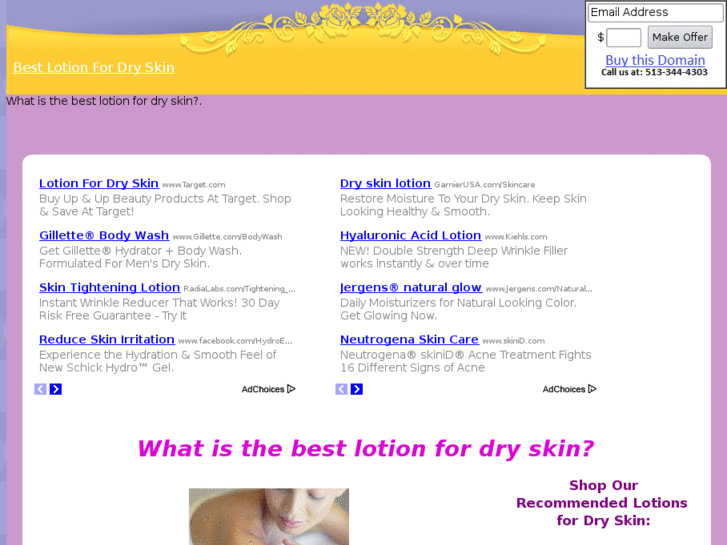 www.bestlotionfordryskin.com