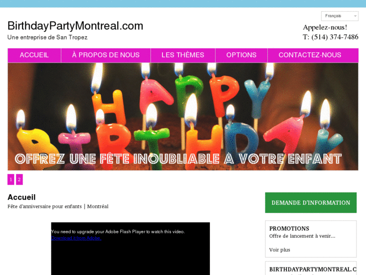 www.birthdaypartymontreal.com