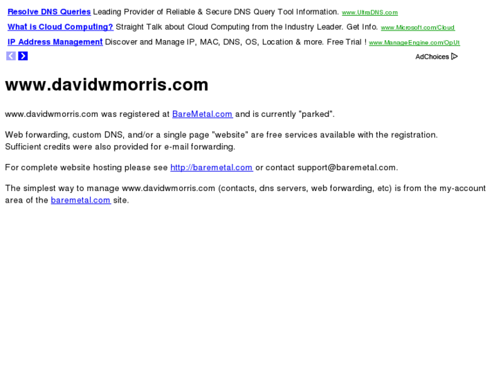 www.davidwmorris.com
